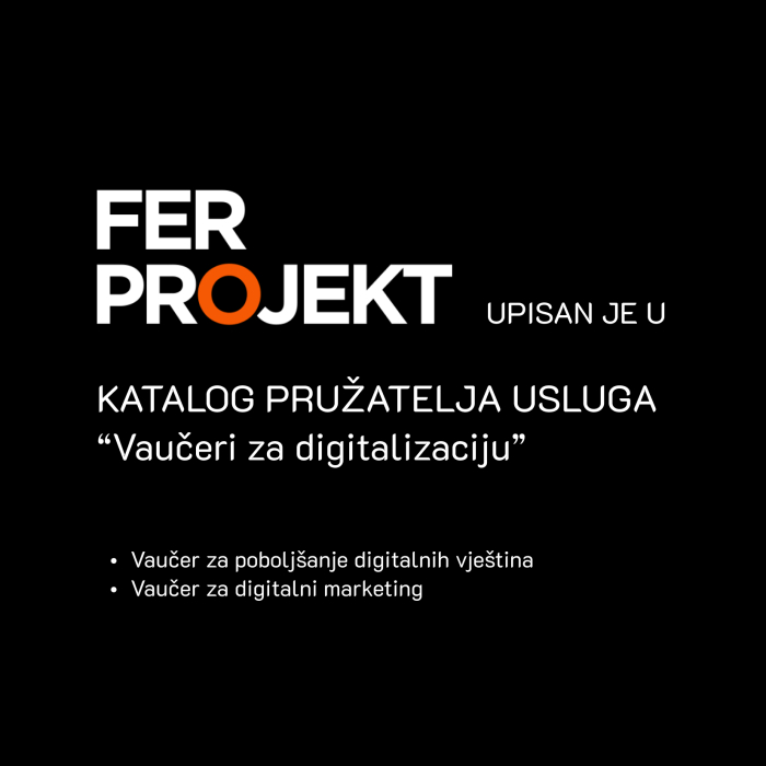 FER Projekt - Vaučeri za digitalni marketing